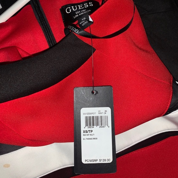 GUESS - Red Thomas Dress - Picture 2 of 2